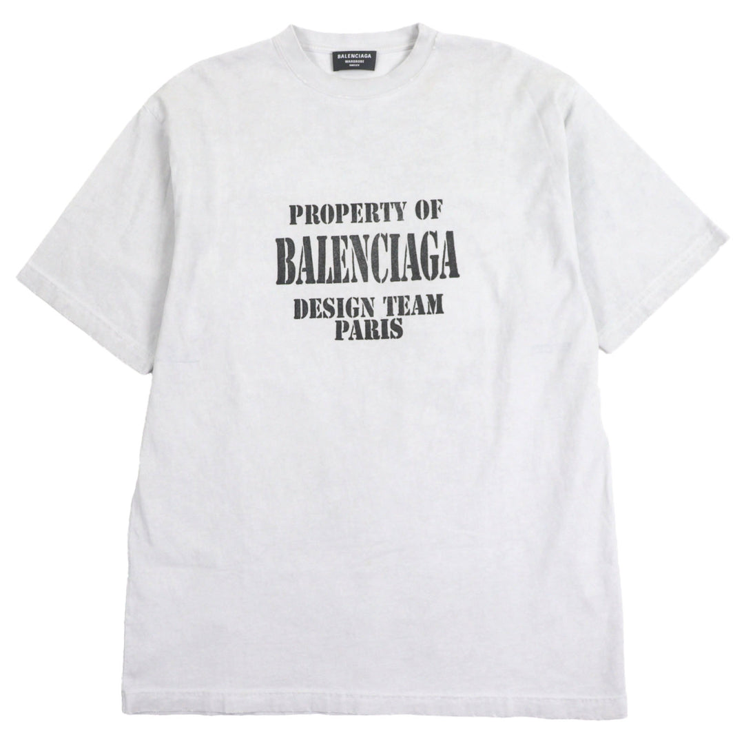 素晴らしいバレンシアガTシャツ。バレンシアガデザインチームパリ所有。XS 641675。