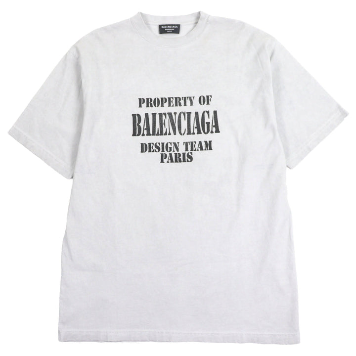 素晴らしいバレンシアガTシャツ。バレンシアガデザインチームパリ所有。XS 641675。