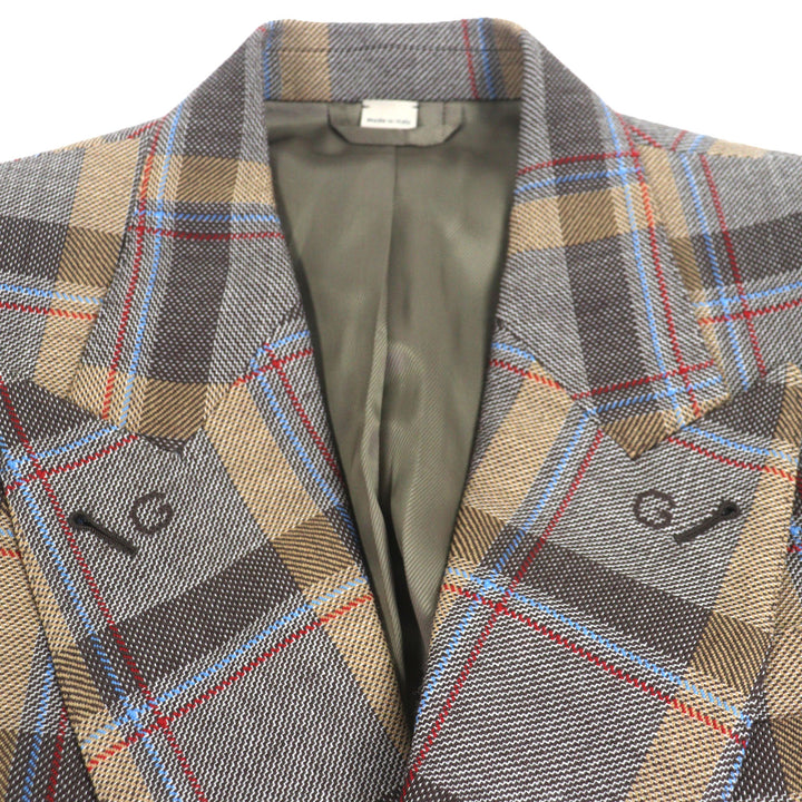 GUCCI 男士羊毛两件套，尺码 48，货号 675837 680704