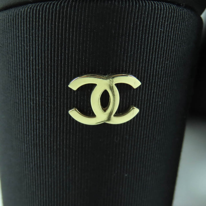素晴らしい CHANEL アンクルブーツ ブラック レザー レディース 36 22K G39529
