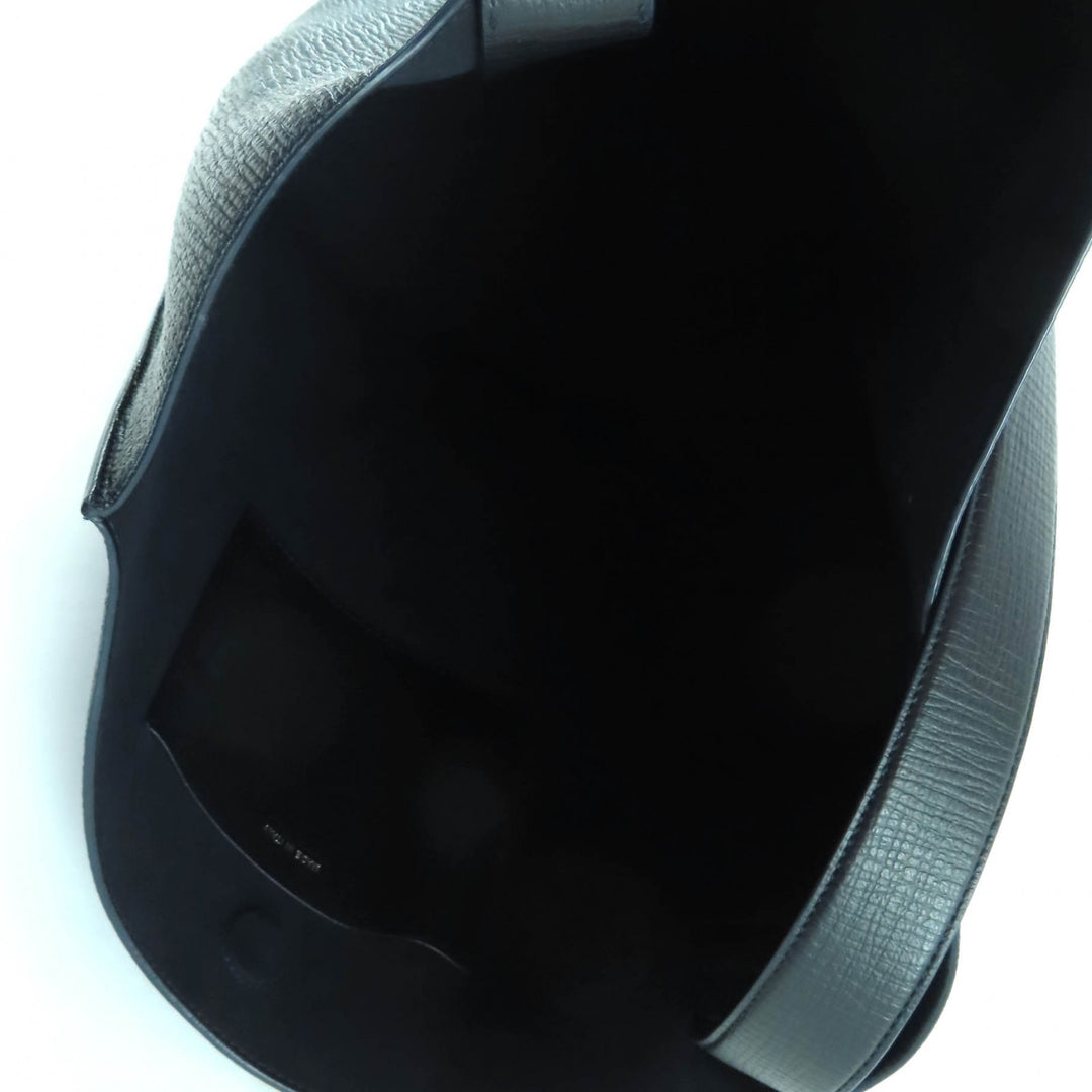 素晴らしい STUDIO NICHOLSON トートバッグ DOUBLET TYPE2 PALMELLATO ブラックレザー レディース
