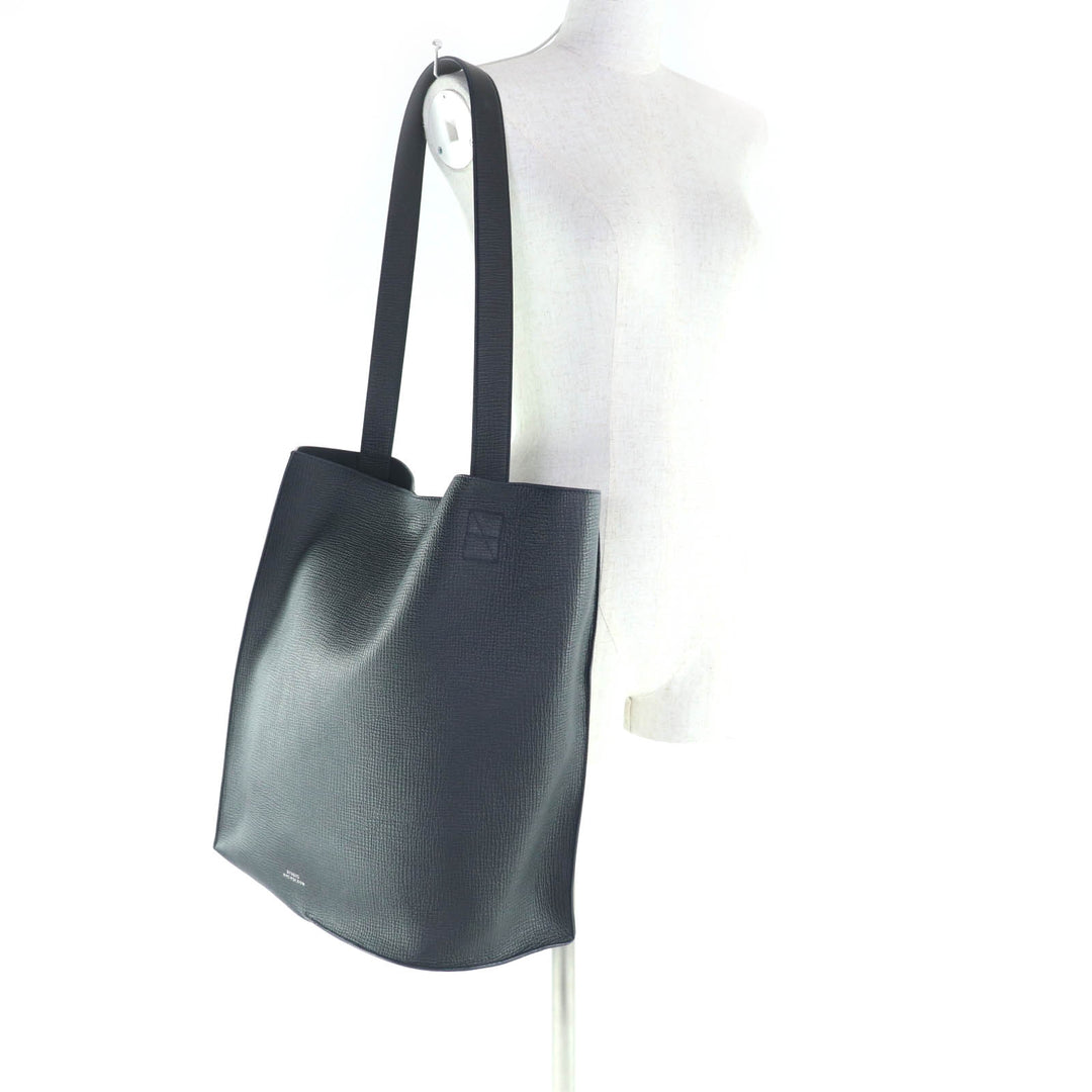 素晴らしい STUDIO NICHOLSON トートバッグ DOUBLET TYPE2 PALMELLATO ブラックレザー レディース