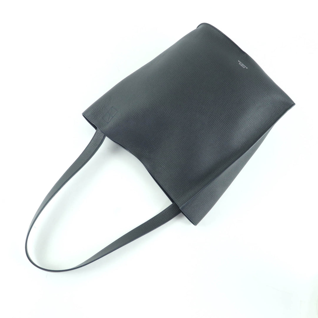 素晴らしい STUDIO NICHOLSON トートバッグ DOUBLET TYPE2 PALMELLATO ブラックレザー レディース