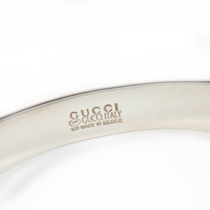 Great GUCCI bracelet GG Bangle Silver AG925 Women