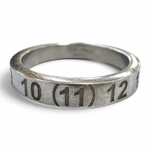 Great Maison Margiela 11 Ring ring Number logo Silver 925 mens SI8UQ0001