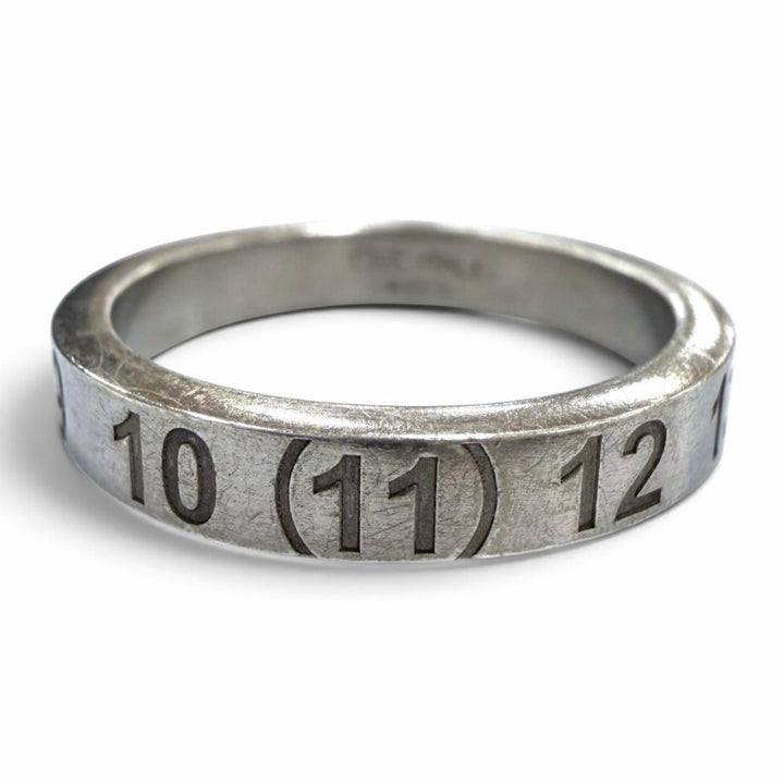 Great Maison Margiela 11 Ring ring Number logo Silver 925 mens SI8UQ0001
