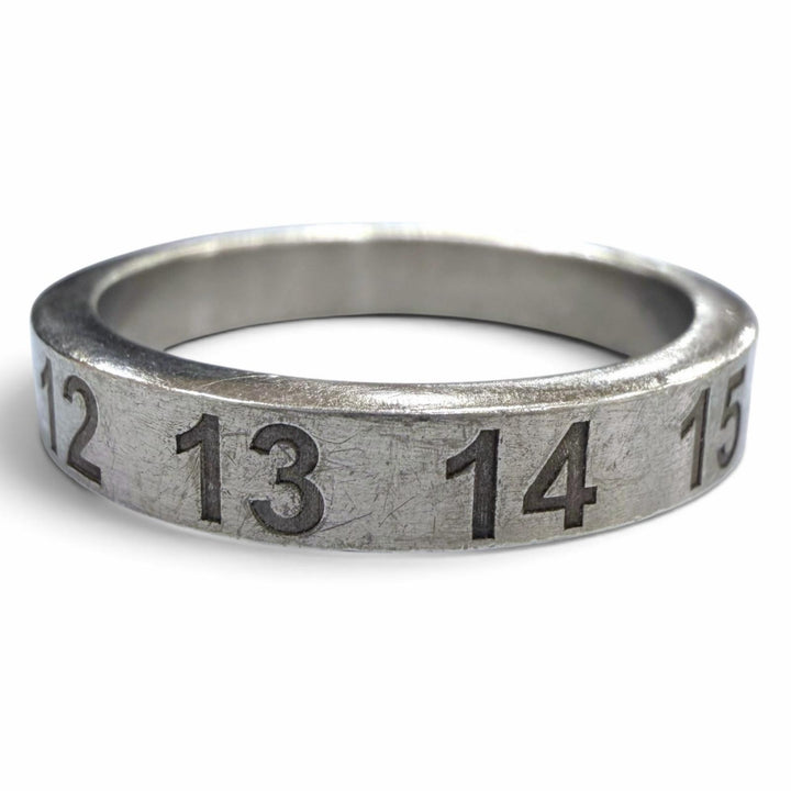Great Maison Margiela 11 Ring ring Number logo Silver 925 mens SI8UQ0001