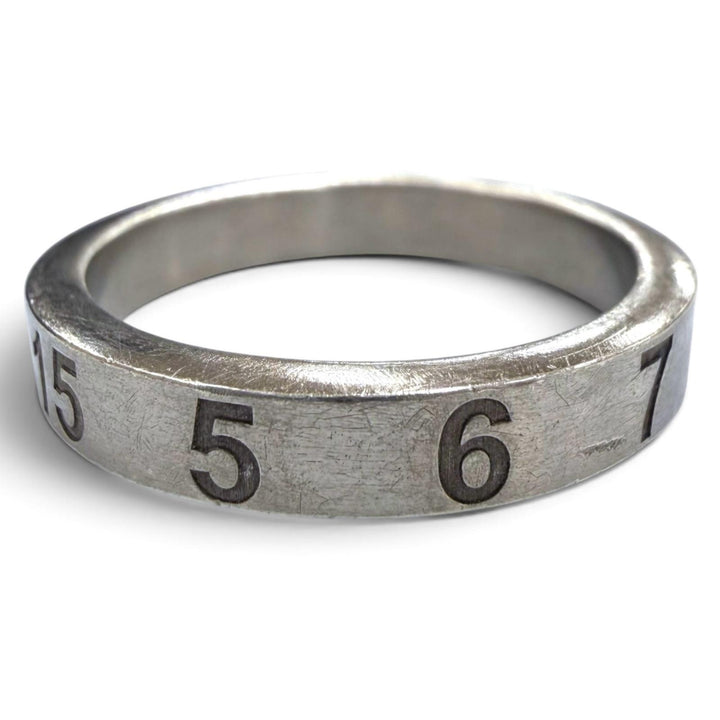 Great Maison Margiela 11 Ring ring Number logo Silver 925 mens SI8UQ0001