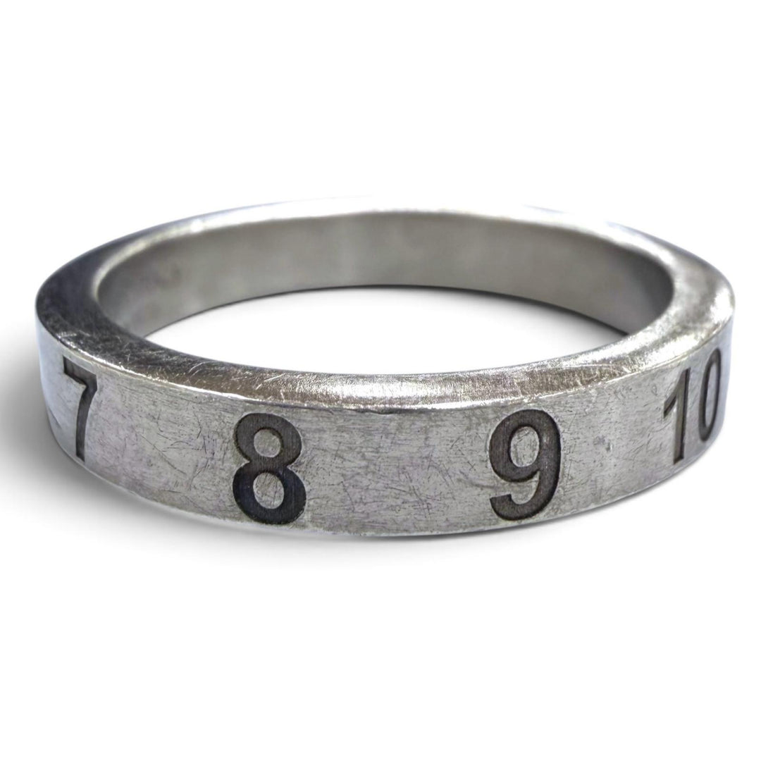 Great Maison Margiela 11 Ring ring Number logo Silver 925 mens SI8UQ0001
