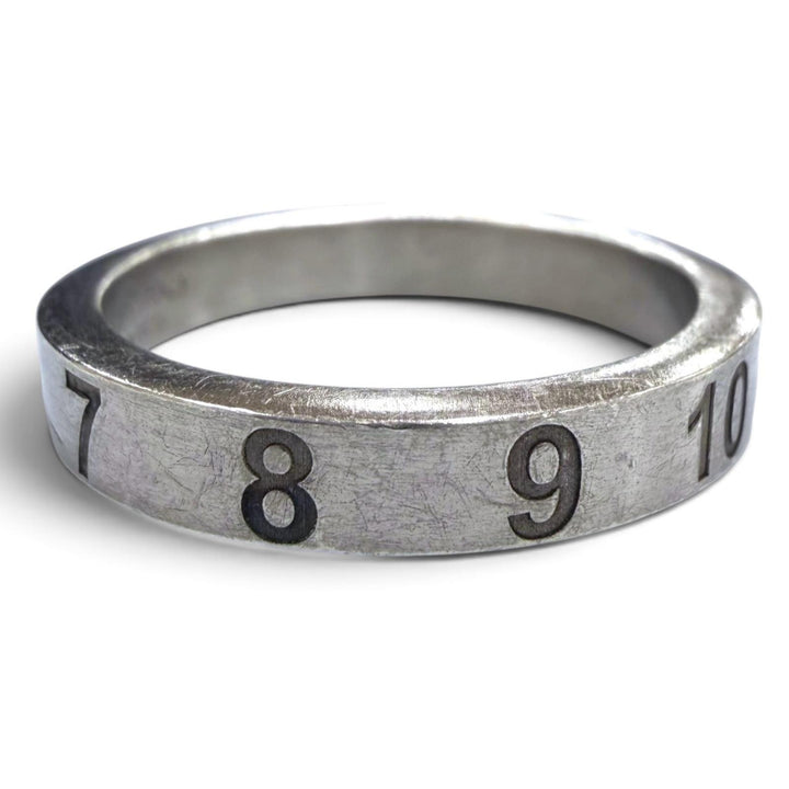 Great Maison Margiela 11 Ring ring Number logo Silver 925 mens SI8UQ0001