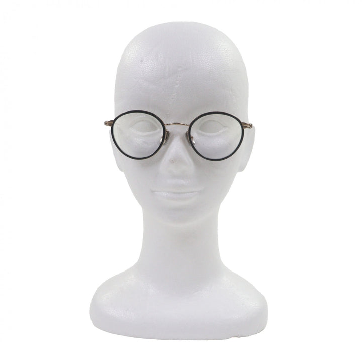 Excellent 金子眼鏡 Glasses Boston gold Titanium mens KM-26L