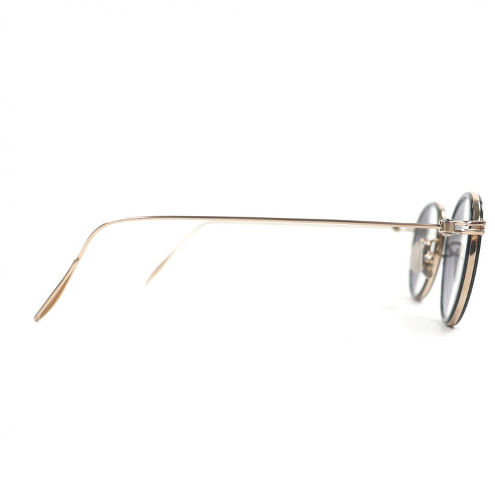 Excellent 金子眼鏡 Glasses Boston gold Titanium mens KM-26L