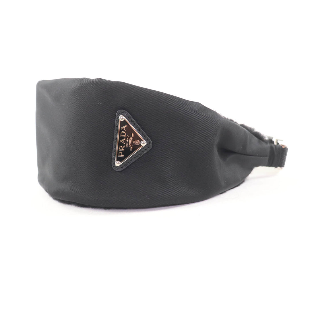 Excellent PRADA hair accessory black Nylon Women 1IE020