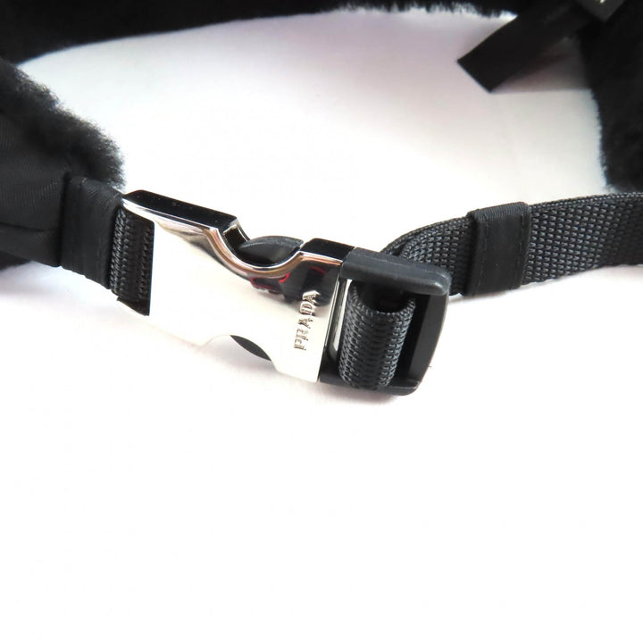 Excellent PRADA hair accessory black Nylon Women 1IE020