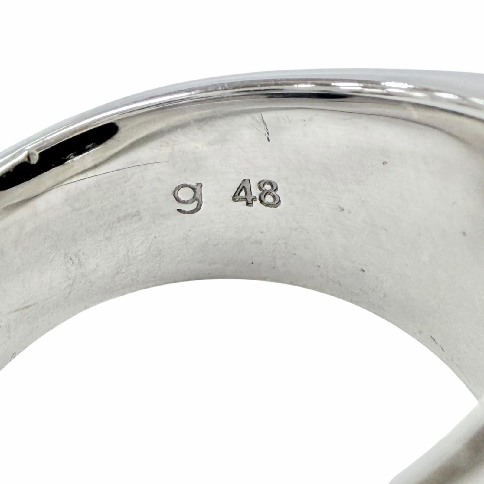 Excellent TOM WOOD Ring ring May Ring Black Onyx Diamond Silver