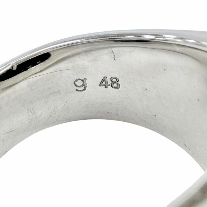 Excellent TOM WOOD Ring ring May Ring Black Onyx Diamond Silver 925 mens 48