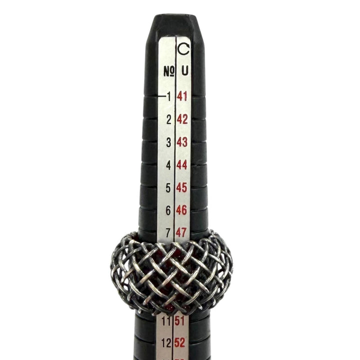 Great BOTTEGAVENETA Pierce Pierce ring set Silver 925 Women