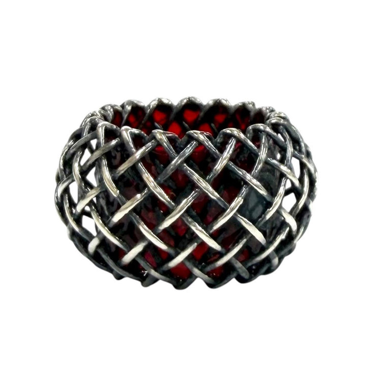 Great BOTTEGAVENETA Pierce Pierce ring set Silver 925 Women