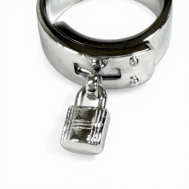 Great HERMES Ring Kelly ring Silver 925 Women 47