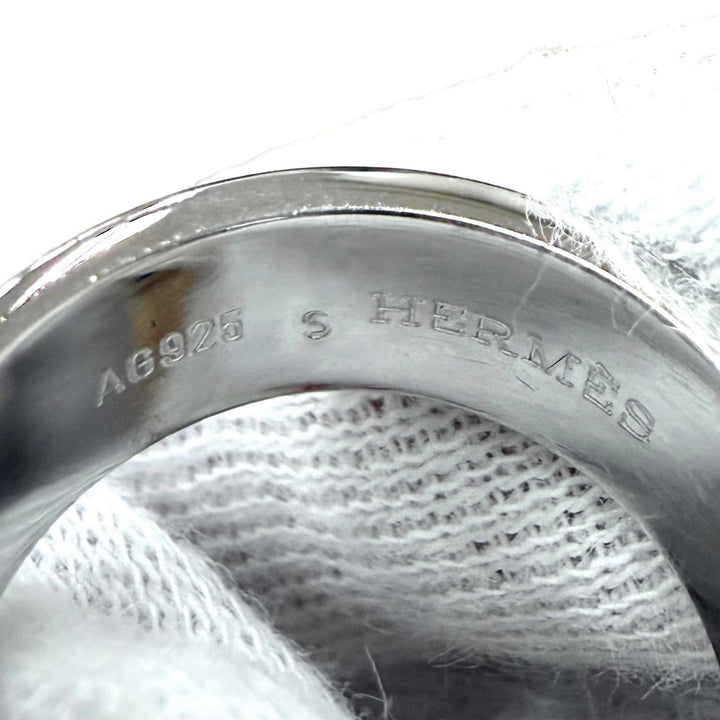 Great HERMES Ring Kelly ring Silver 925 Women 47