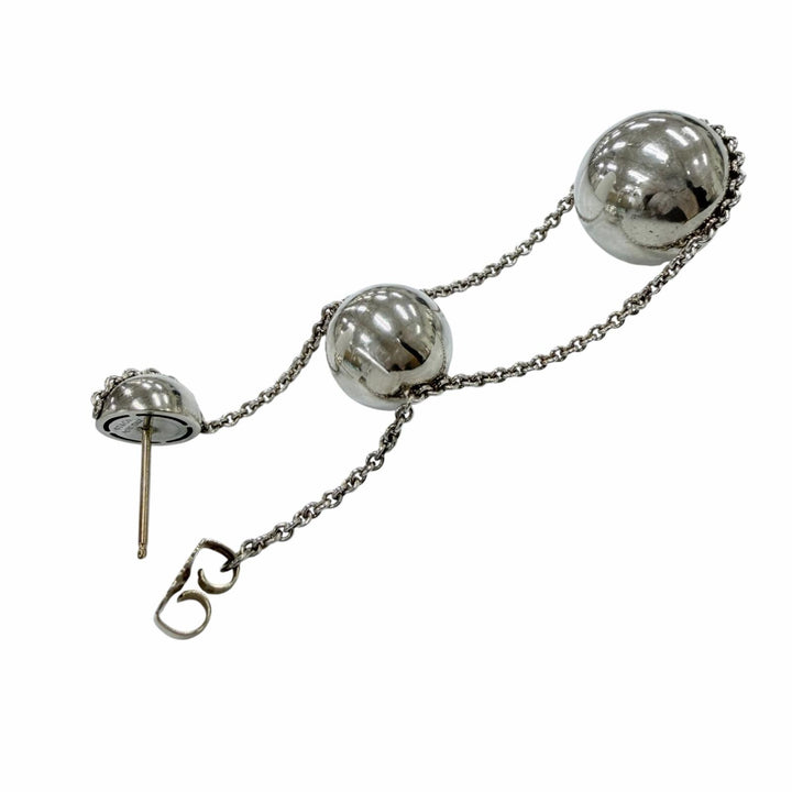 Great TIFFANY&Co. Pierce Triple Drop Pierce Accessories Silver AG925 Women