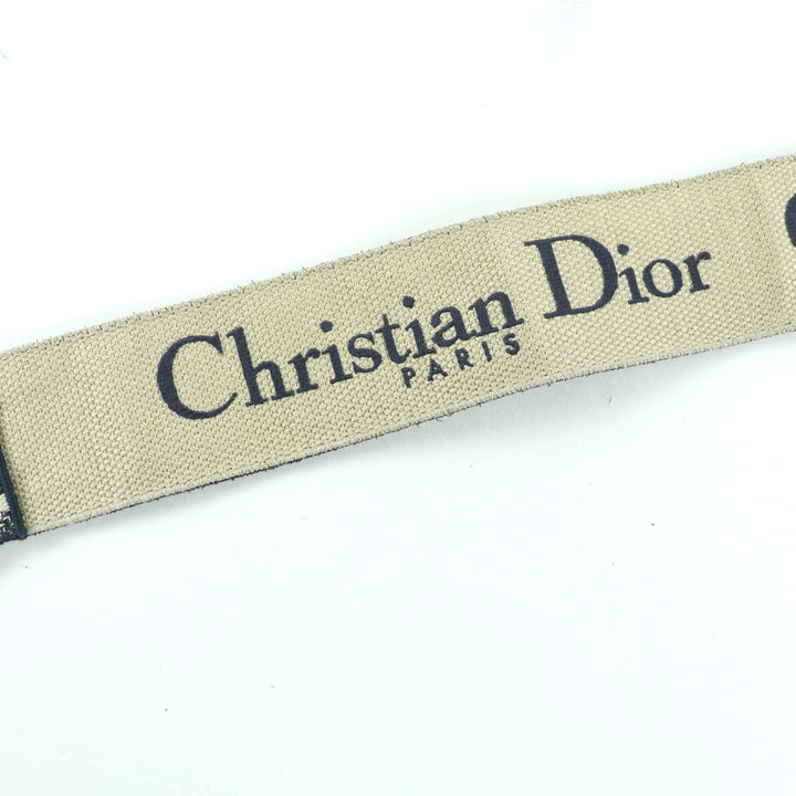 Very Good Christian Dior Shoulder strap Navy beige canvas Women S8557CBTE
