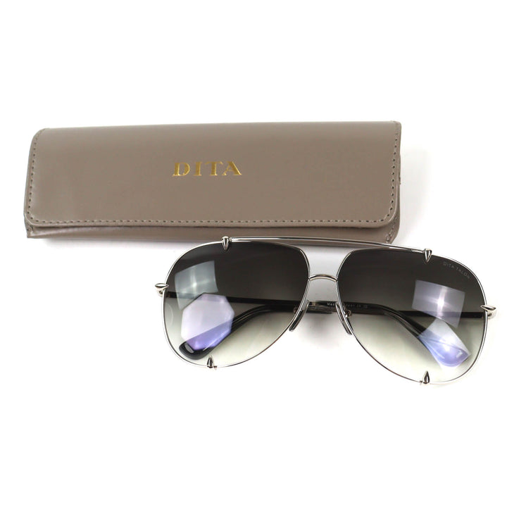 Excellent DITA sunglasses TALON Two Bridges black mens 23007-I-SIL-INK-62