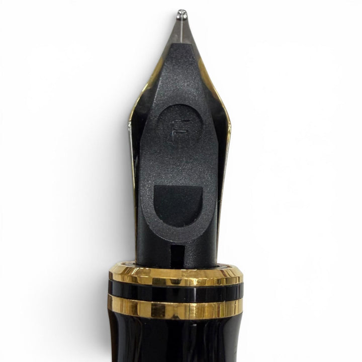 Great PARKER fountain pen Duofold Centennial marble blue 18K mens
