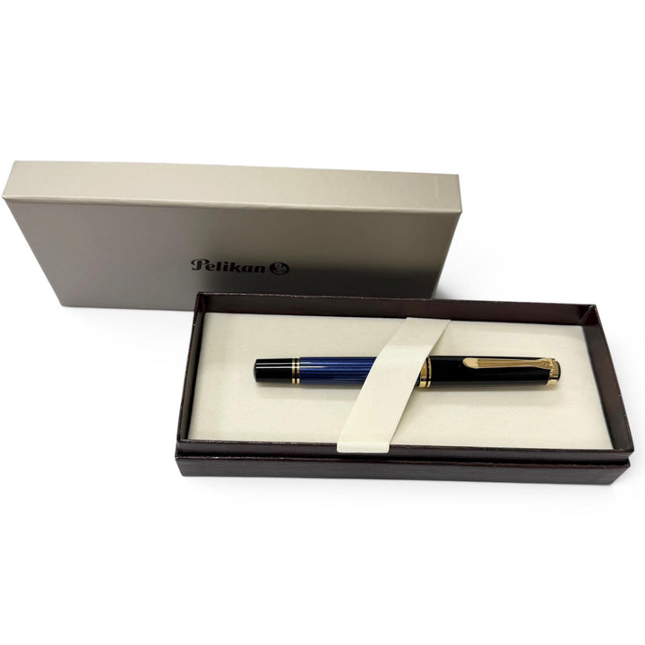 Excellent PERIKAN fountain pen Sovereign black 14C mens M600