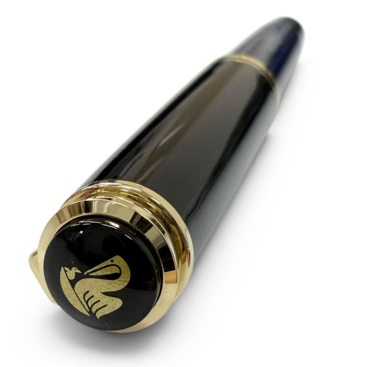 Excellent PERIKAN fountain pen Sovereign black 14C mens M600