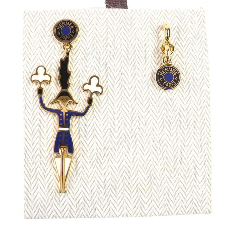 美品 エルメス ブークレ ドール アーティフィシェ ファイアワークス マスター ピアス