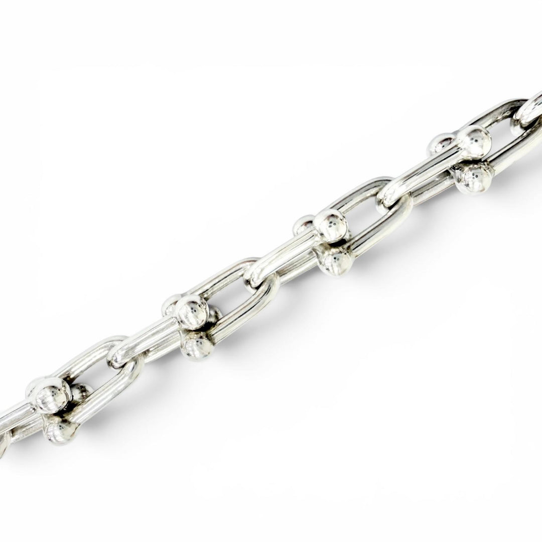 Great TIFFANY&Co. bracelet Small Link Bracelet 24 links Silver AG925 Women