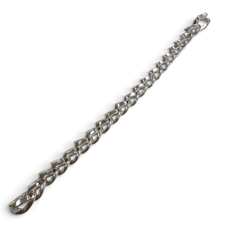Great TIFFANY&Co. bracelet Forge High Polish Medium Silver AG925 Women 22