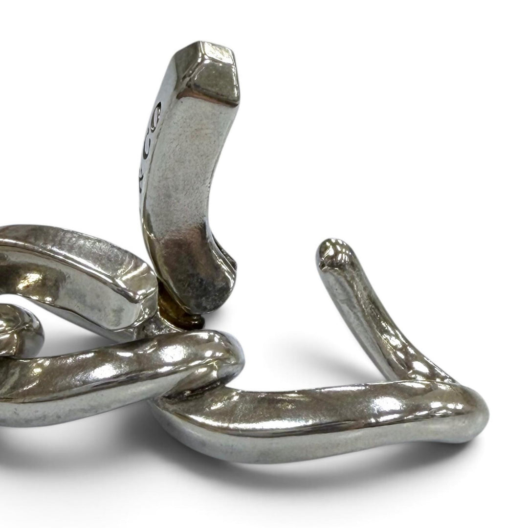 Great TIFFANY&Co. bracelet Forge High Polish Medium Silver AG925 Women 22