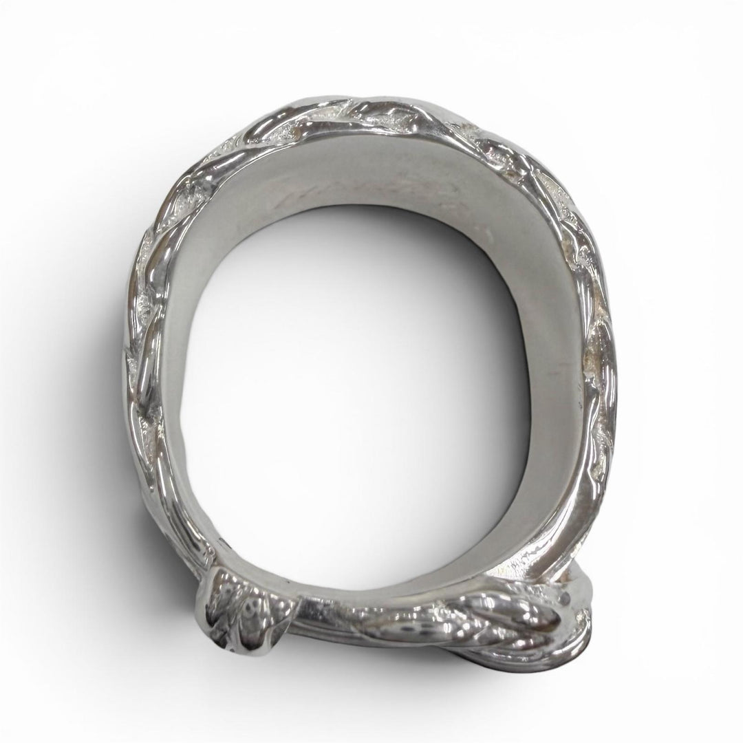 Excellent HERMES Ring ring Diane Silver 925 Women 50