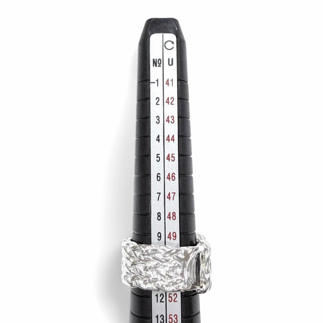 Excellent HERMES Ring ring Diane Silver 925 Women 50
