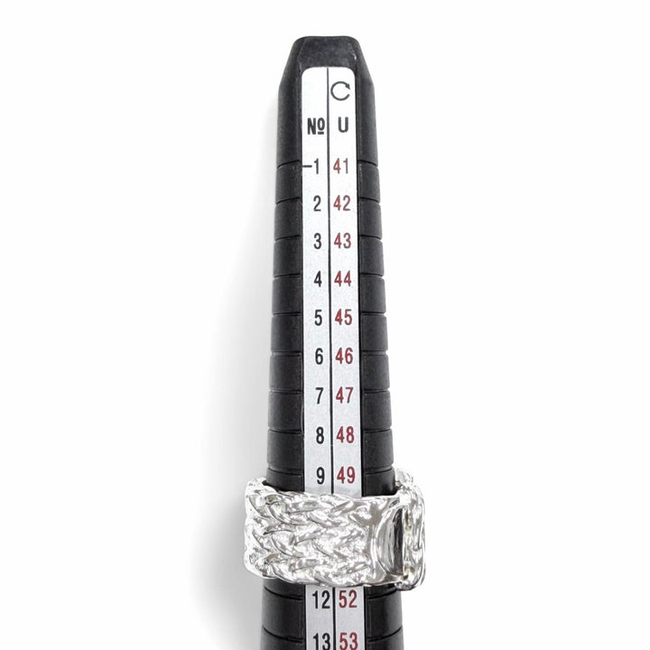 Excellent HERMES Ring ring Diane Silver 925 Women 50