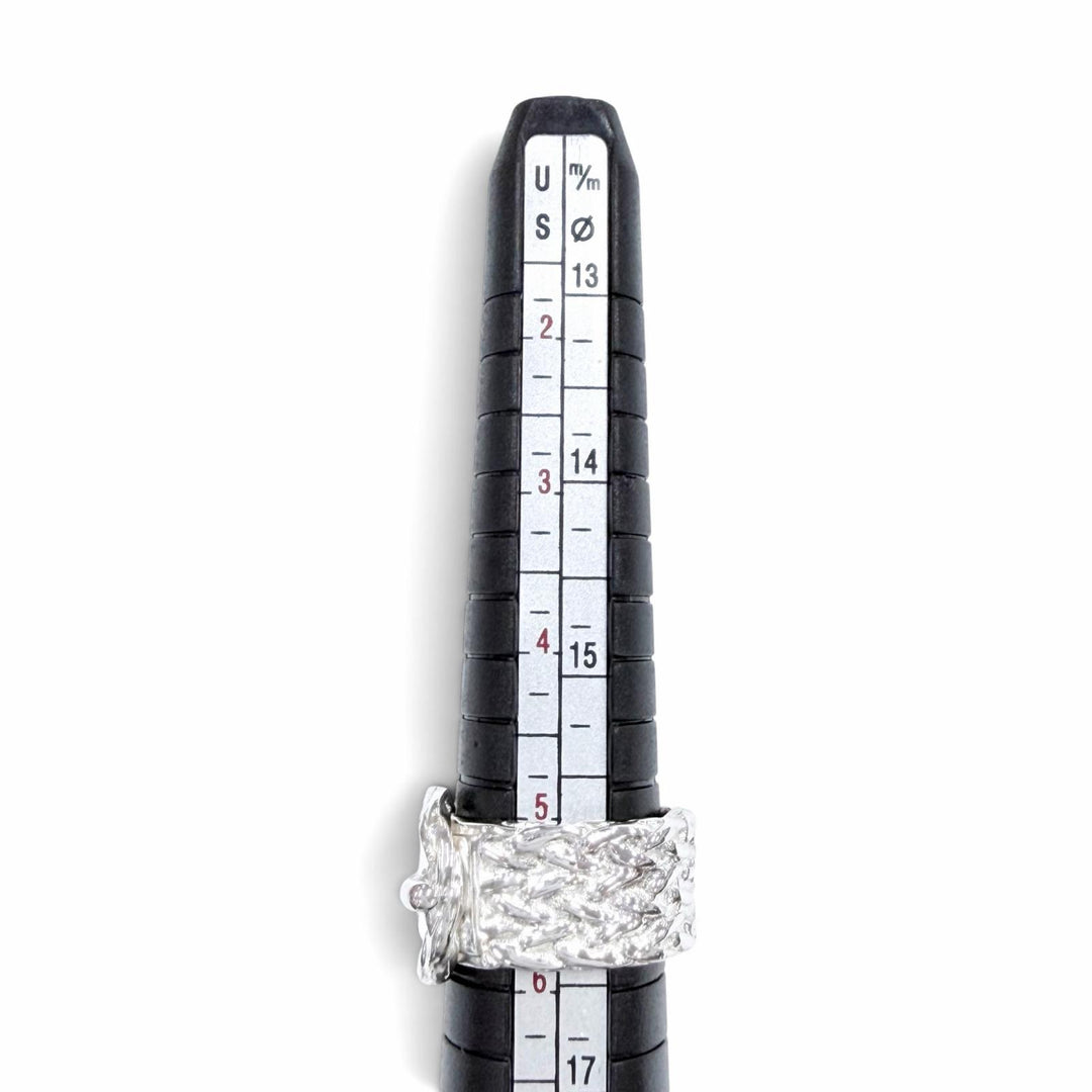Excellent HERMES Ring ring Diane Silver 925 Women 50