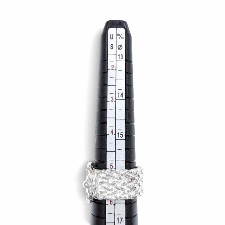 Excellent HERMES Ring ring Diane Silver 925 Women 50