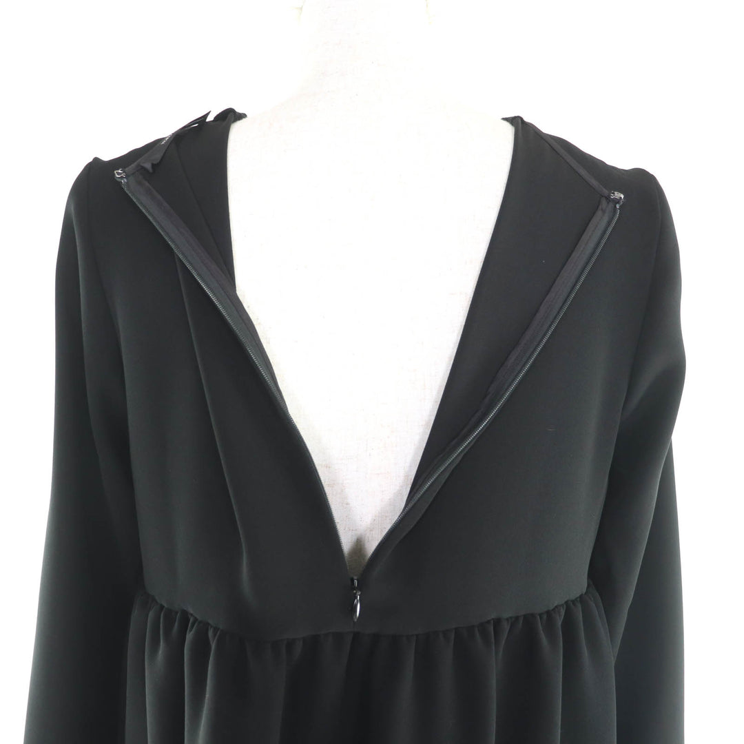 Excellent YOKO CHAN one piece black polyester Women 38 YCD-423-912