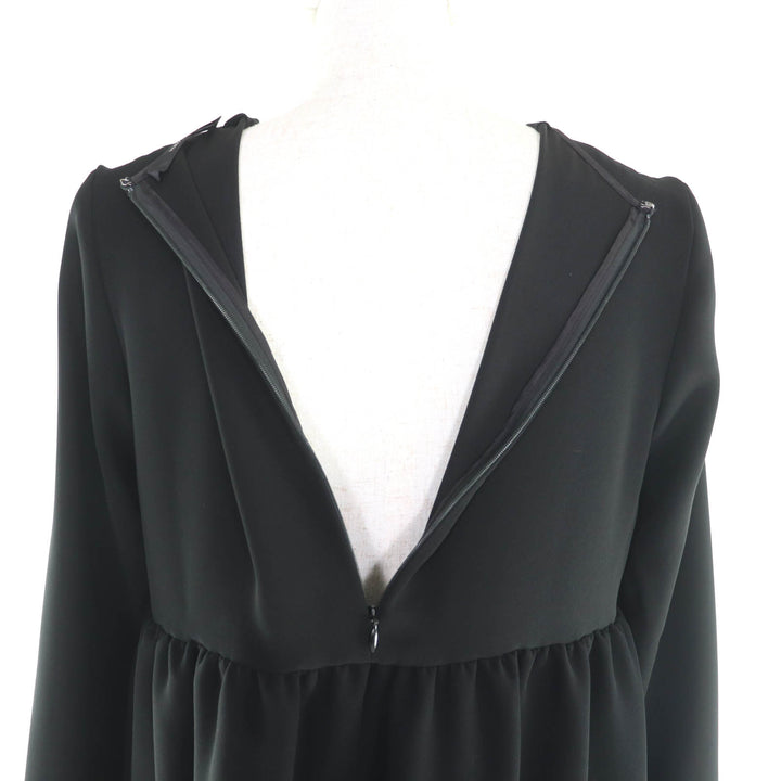 Excellent YOKO CHAN one piece black polyester Women 38 YCD-423-912
