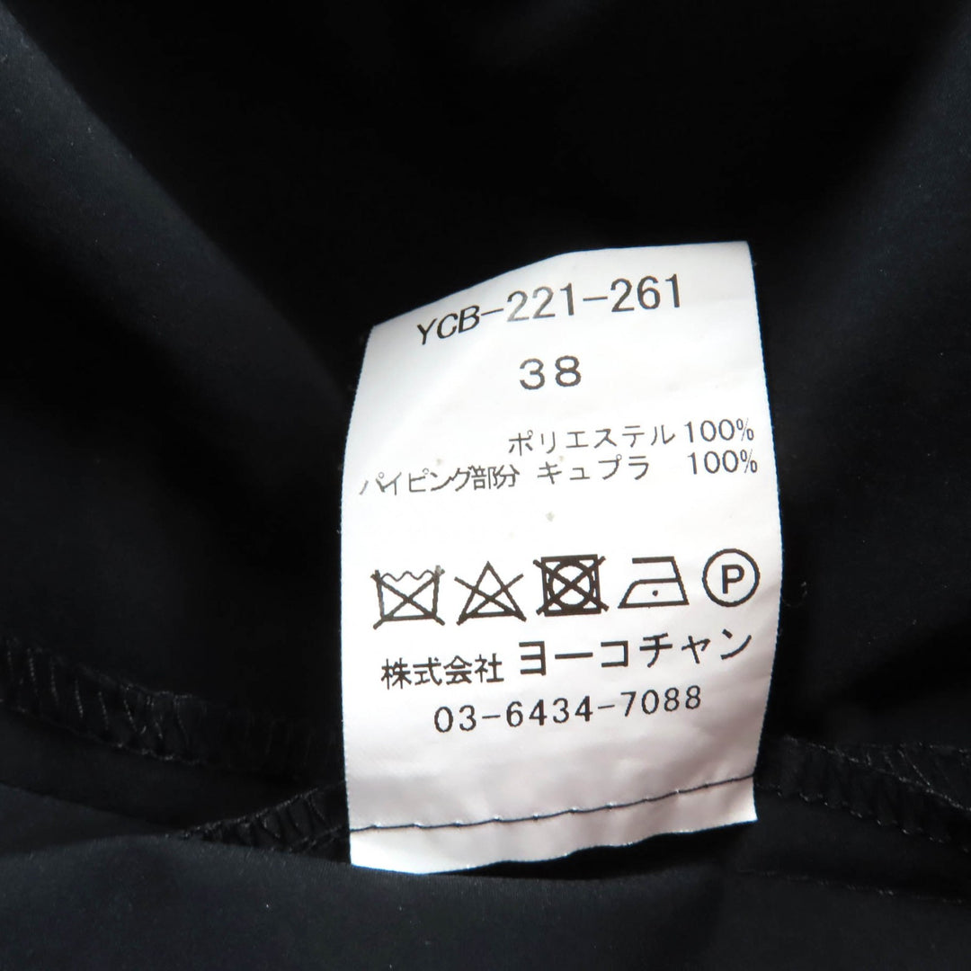 ヨーコチャン ブラウス ブラック ポリエステル レディース 38 YCB-221-261