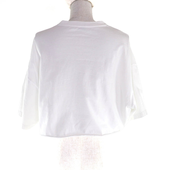 素晴らしいMIUMIU半袖TシャツホワイトコットンレディースXS MJN355
