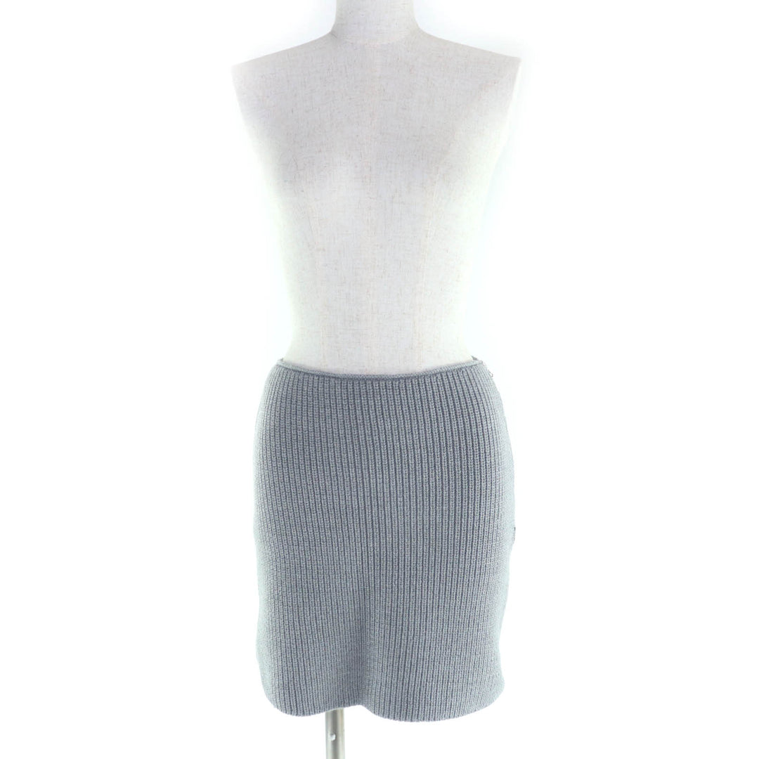 Pristine LOUIS VUITTON skirt gray wool Women XS