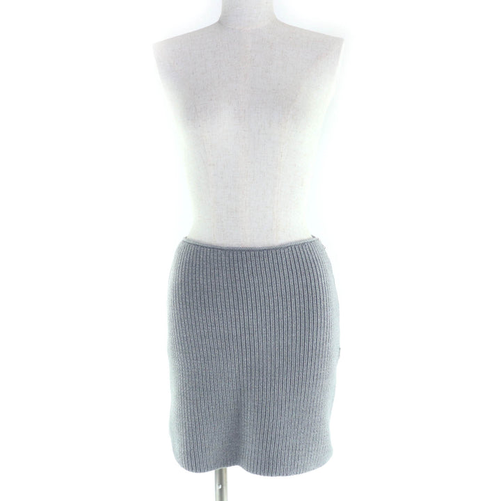 Pristine LOUIS VUITTON skirt gray wool Women XS