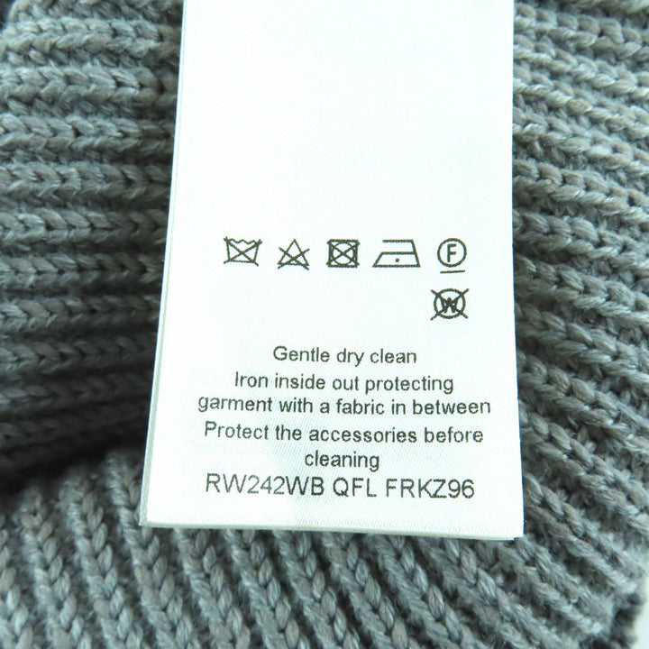 Pristine LOUIS VUITTON skirt gray wool Women XS