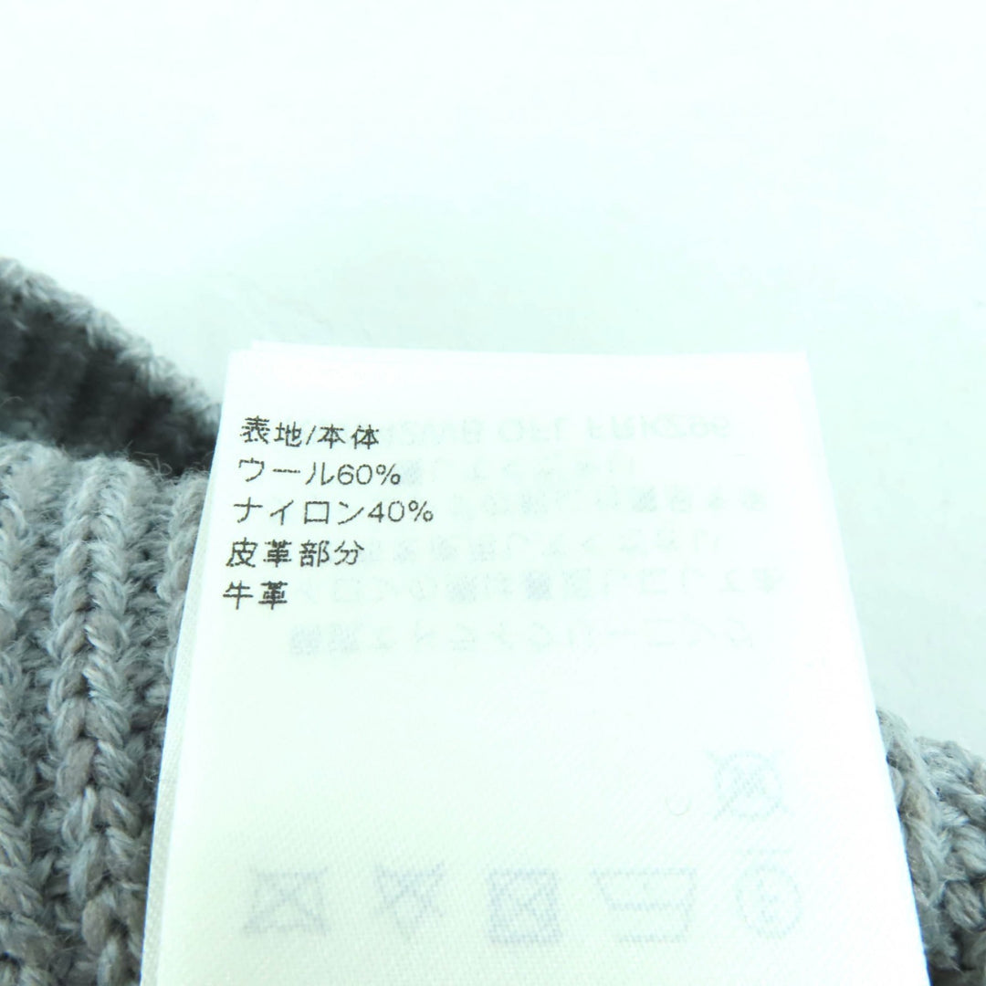 路易威登灰色羊毛半身裙，女款 XS 码