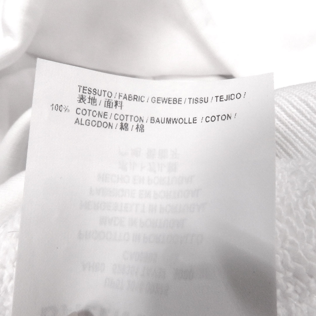 精美 BALENCIAGA 连帽衫，Logo 印花套头衫，白色纯棉，男款 XS 码 528351
