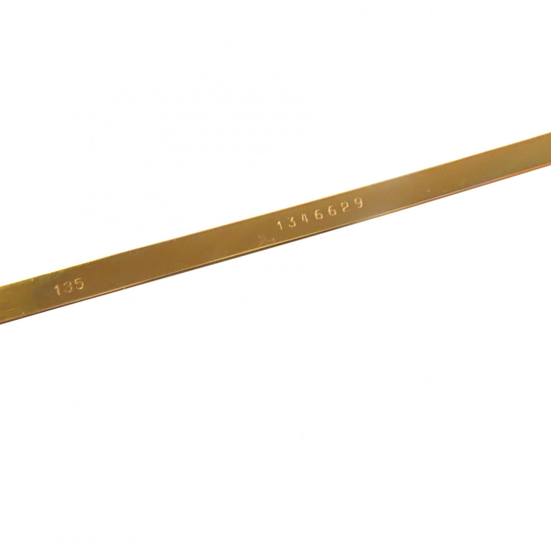 Great Cartier Glasses Two Point Logo Metal gold mens