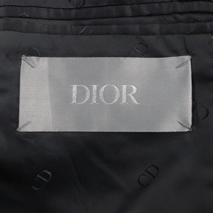 素晴らしいDIORコート ブラウンウール メンズ 46 293C381B5637